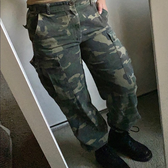 tight camo trousers
